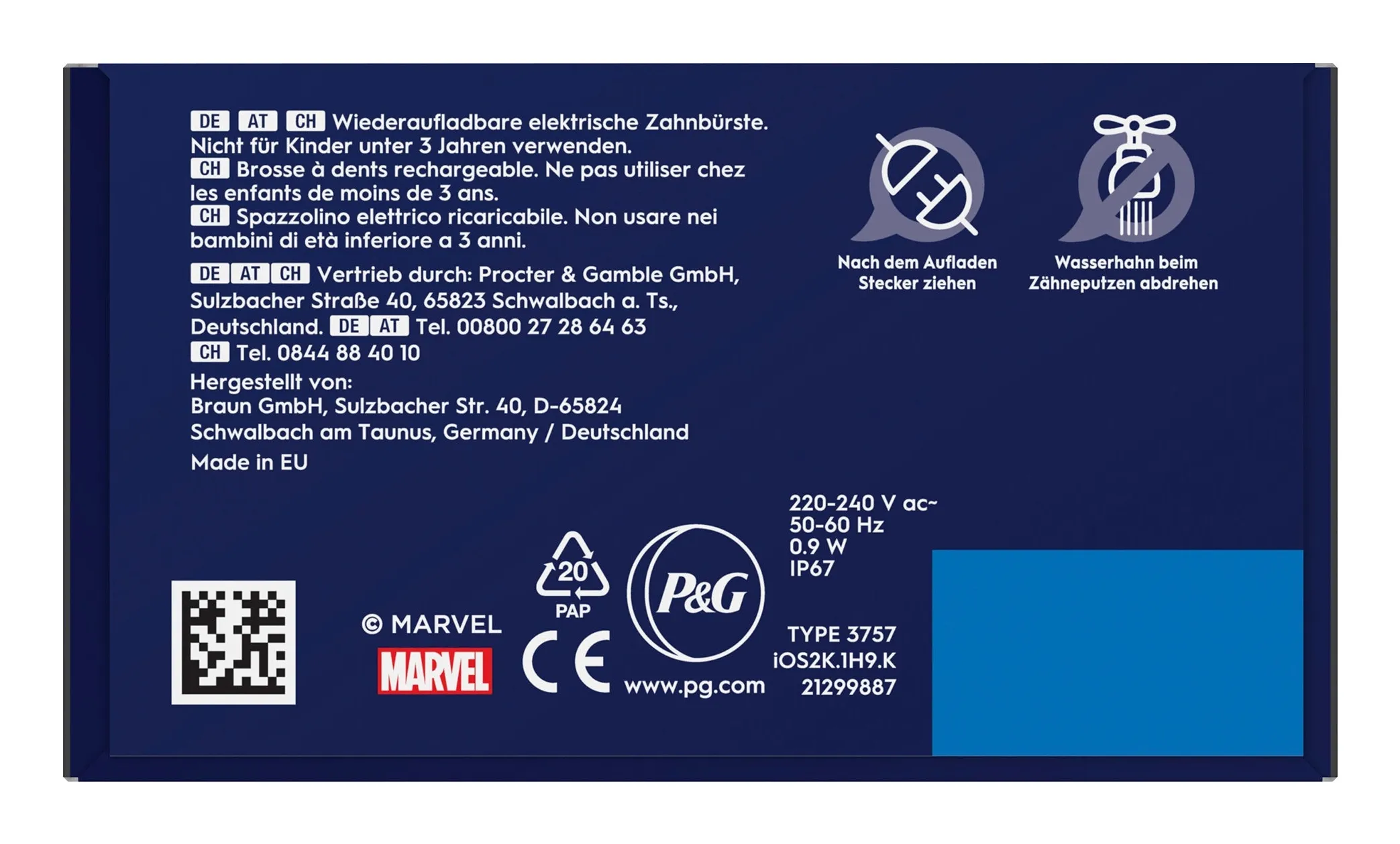 Oral-B iO Kids Electric Toothbrush, Marvel Spider-Man