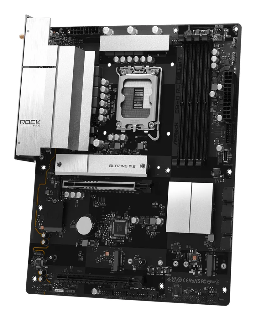 ASRock B860 Rock WiFi 7 LGA1851 ATX Motherboard