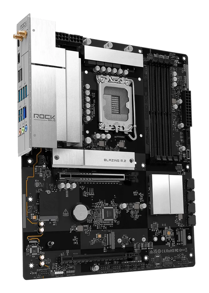 ASRock B860 Rock WiFi 7 LGA1851 ATX Motherboard