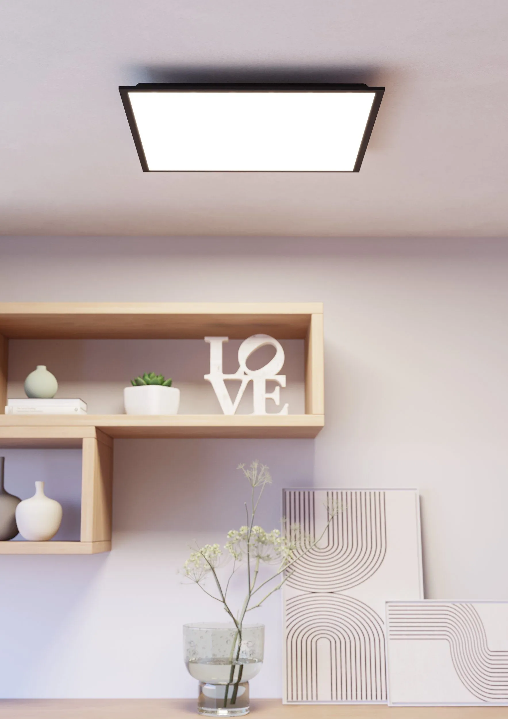 EGLO MORADILLO-Z - Smart LED Panel, Black/White