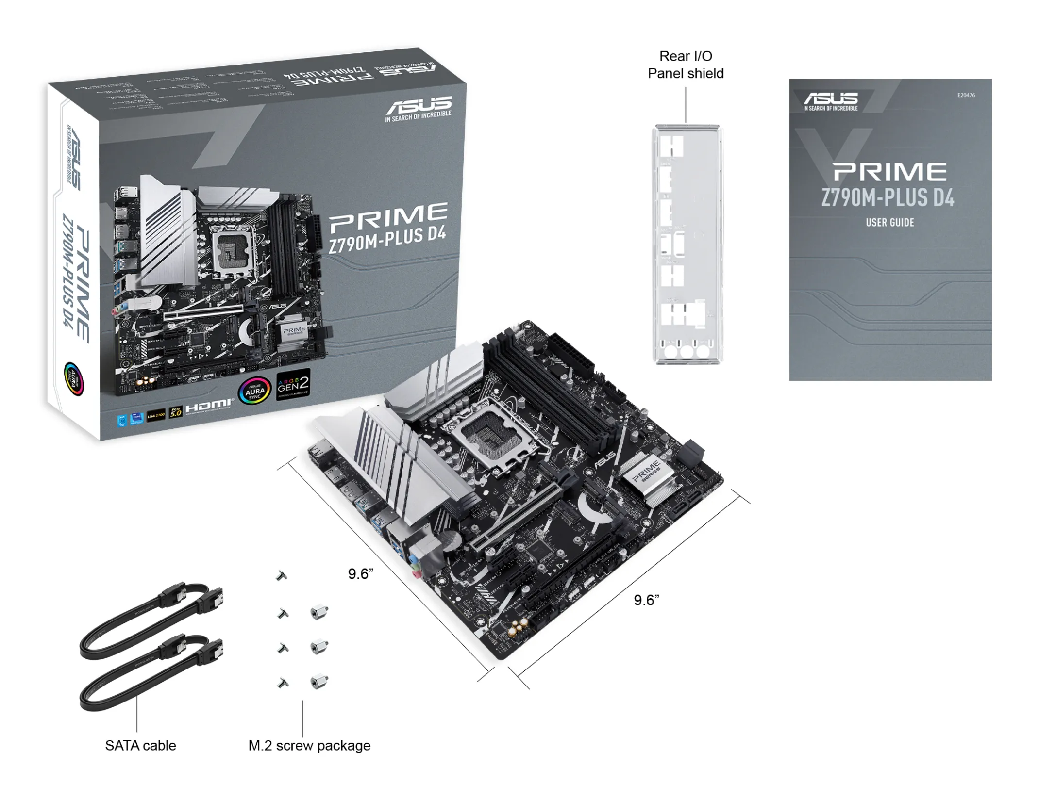 Asus PRIME Z790M-PLUS D4 mATX-emolevy