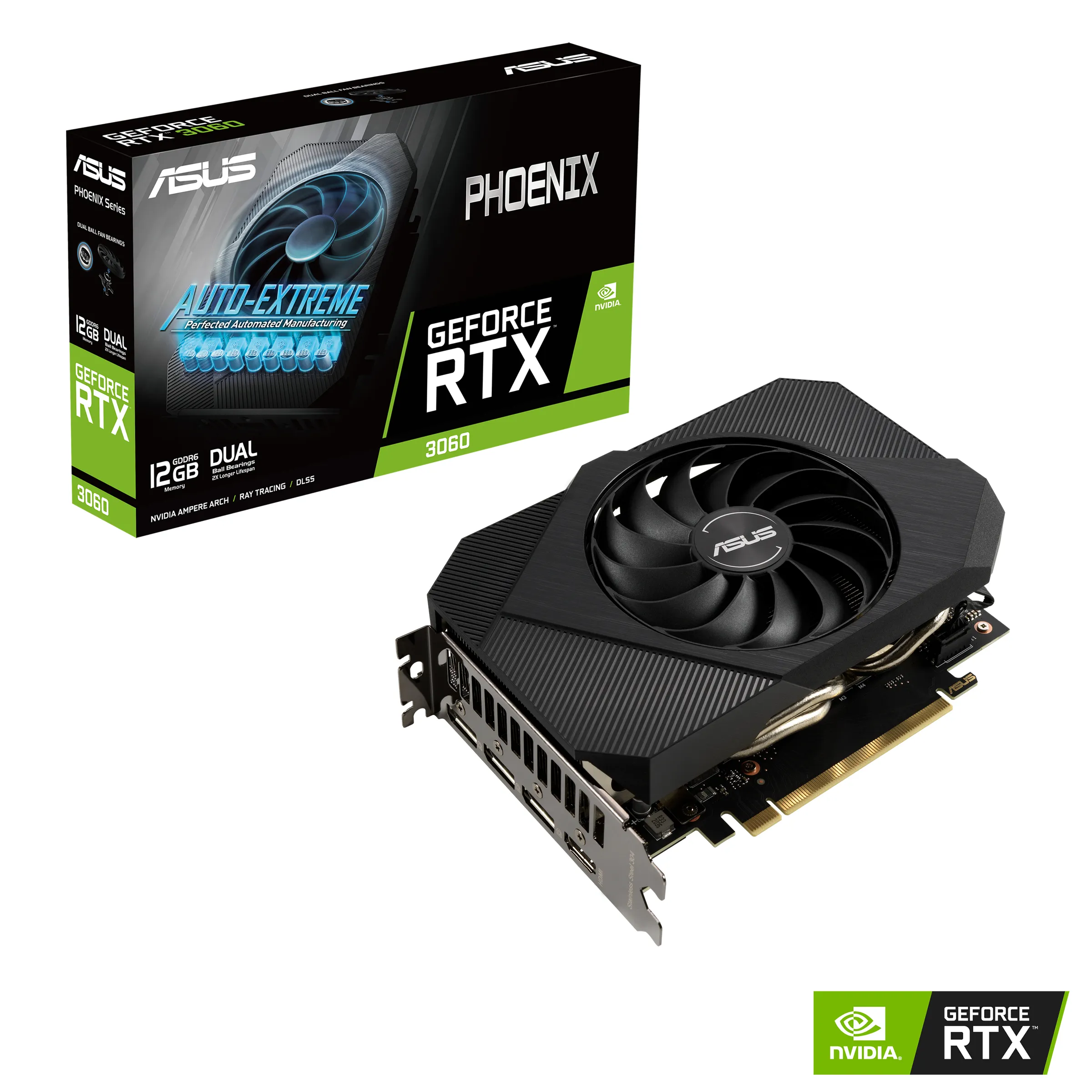Asus GeForce RTX 3060 Phoenix V2 12 GB (LHR) - Grafikkort