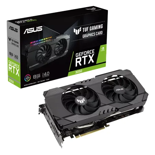 Asus GeForce RTX 3050 TUF Gaming 8 Gt -n&auml;yt&ouml;nohjain