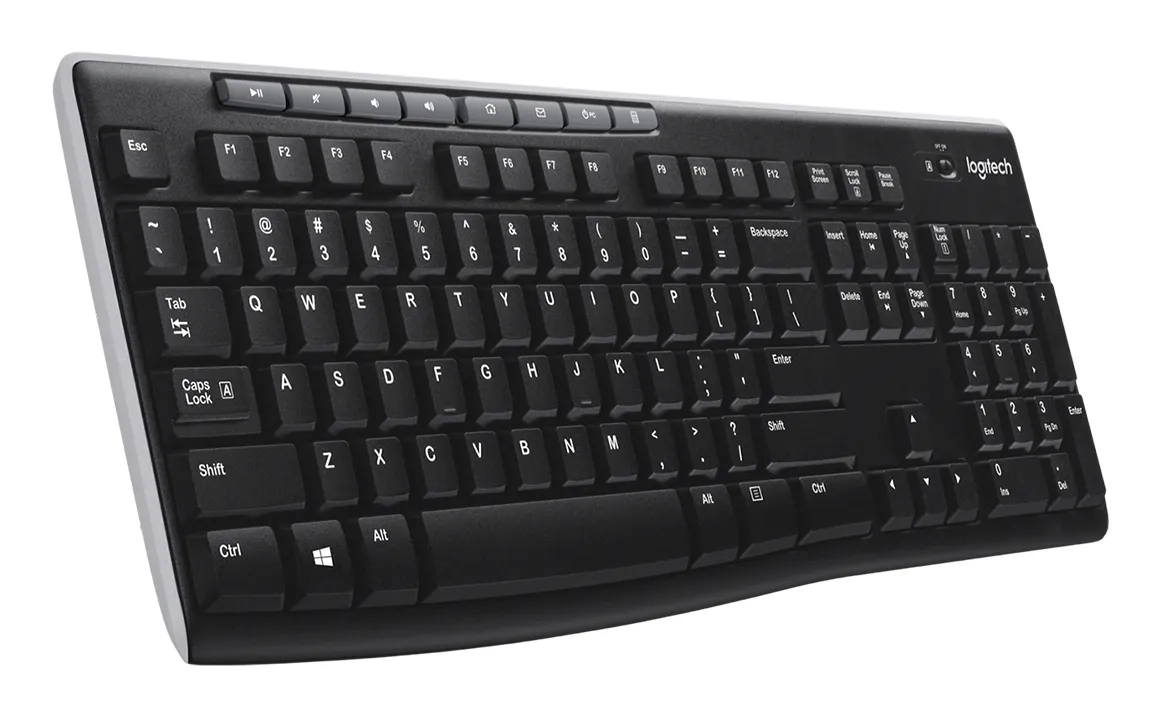 Logitech K270 -langaton n&auml;pp&auml;imist&ouml;, musta