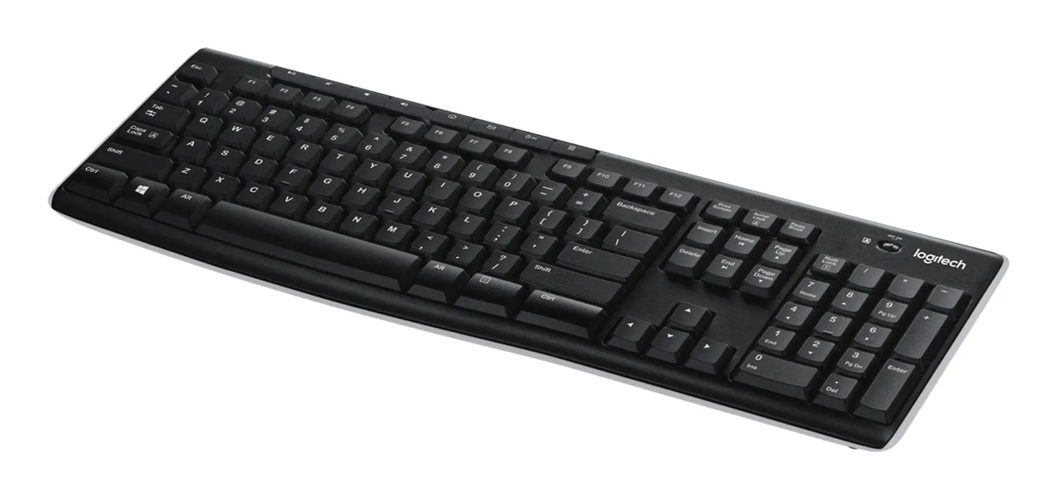 Logitech K270 -langaton n&auml;pp&auml;imist&ouml;, musta