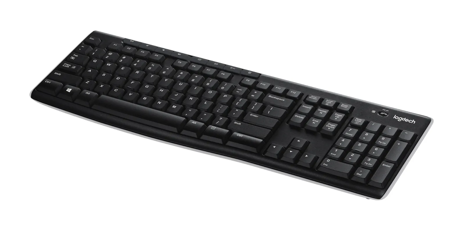 Logitech K270 -langaton n&auml;pp&auml;imist&ouml;, musta