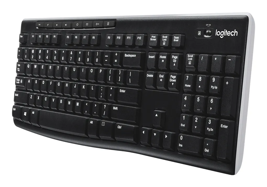 Logitech K270 -langaton n&auml;pp&auml;imist&ouml;, musta
