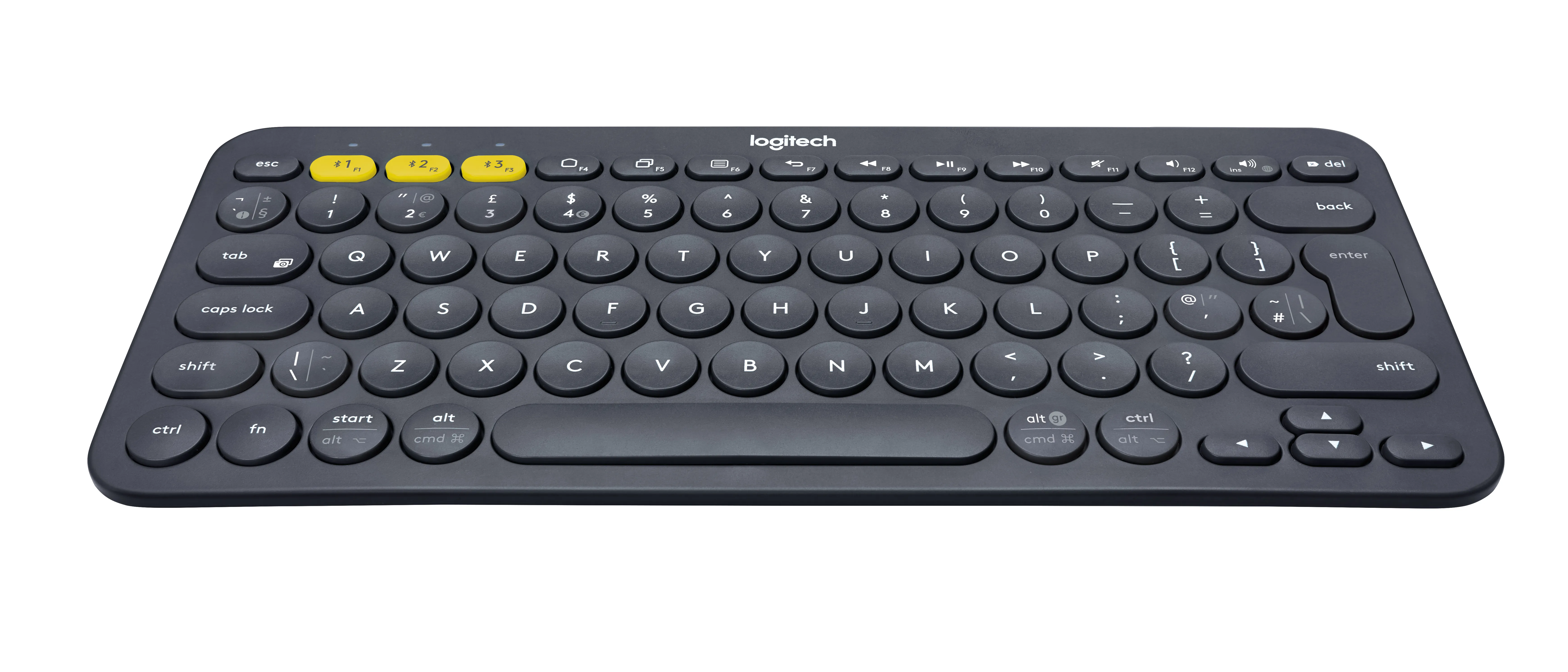 Logitech K380 Multi-Device Bluetooth -langaton n&auml;pp&auml;imist&ouml;, grafiitti