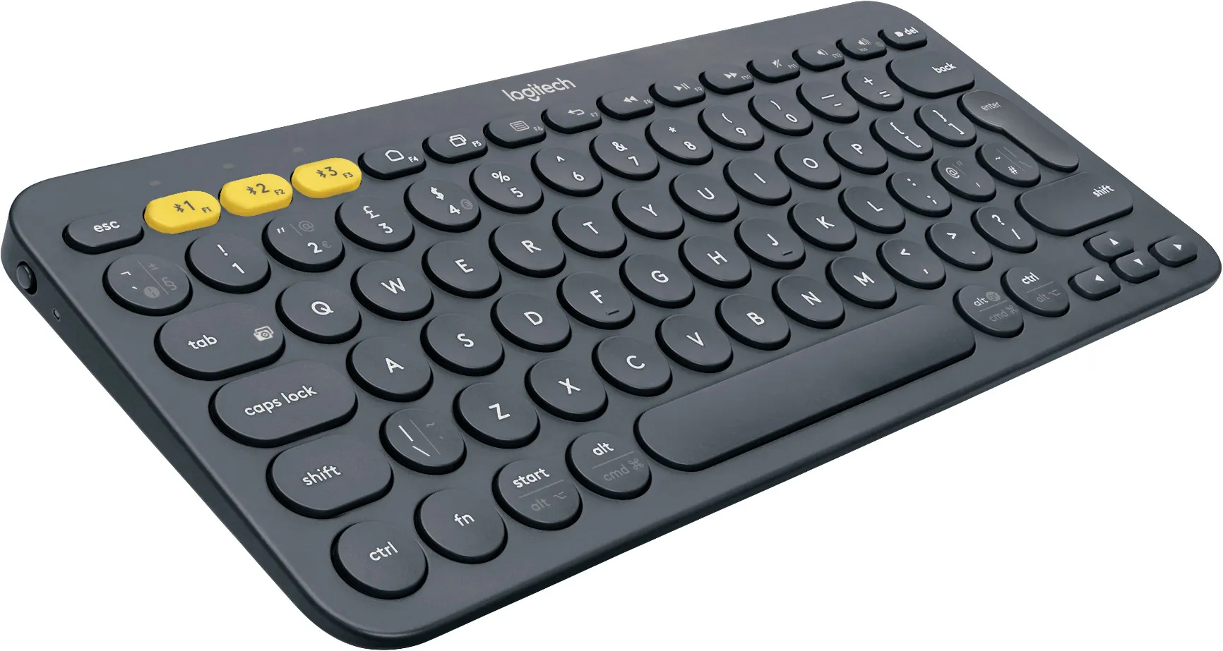 Logitech K380 Multi-Device Bluetooth -langaton n&auml;pp&auml;imist&ouml;, grafiitti