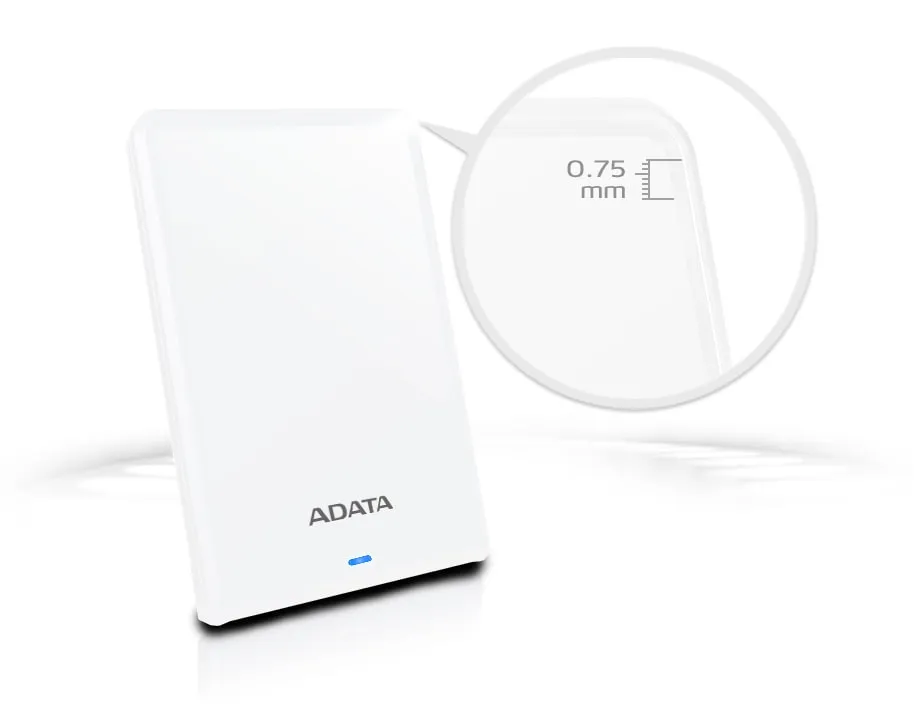 A-Data HV620S 2TB - External HDD, White
