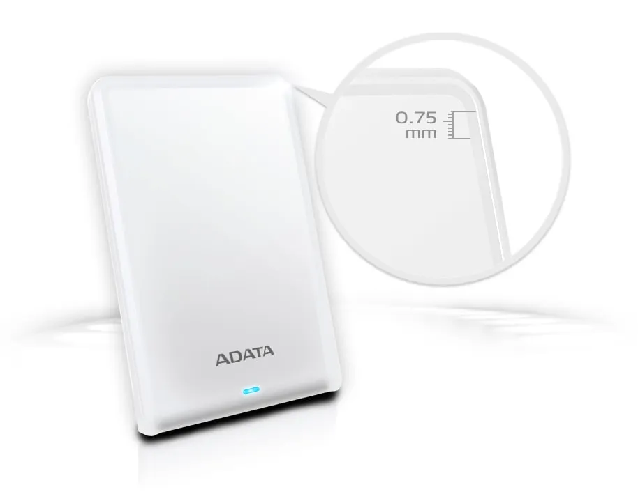 A-Data HV620S 2TB - External HDD, White