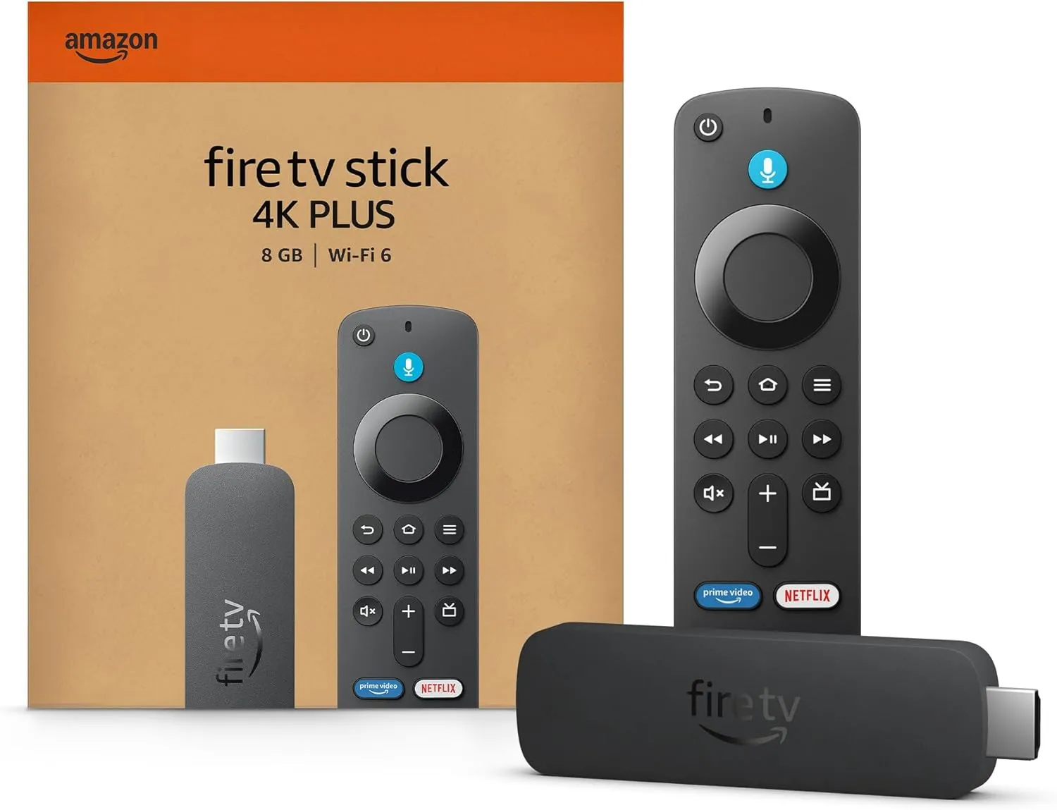 Amazon Fire TV Stick 4K Plus (2025) 8 GB Svart