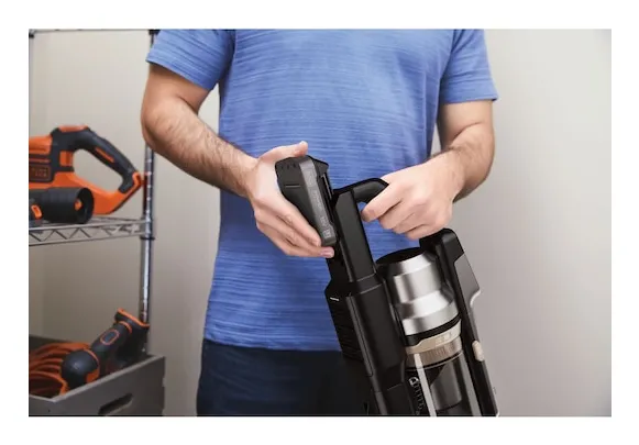 BLACK+DECKER PowerSeries Premier BSV525BLP-QW 18V 2.5 Ah 0.65 L -varsi-imuri, musta