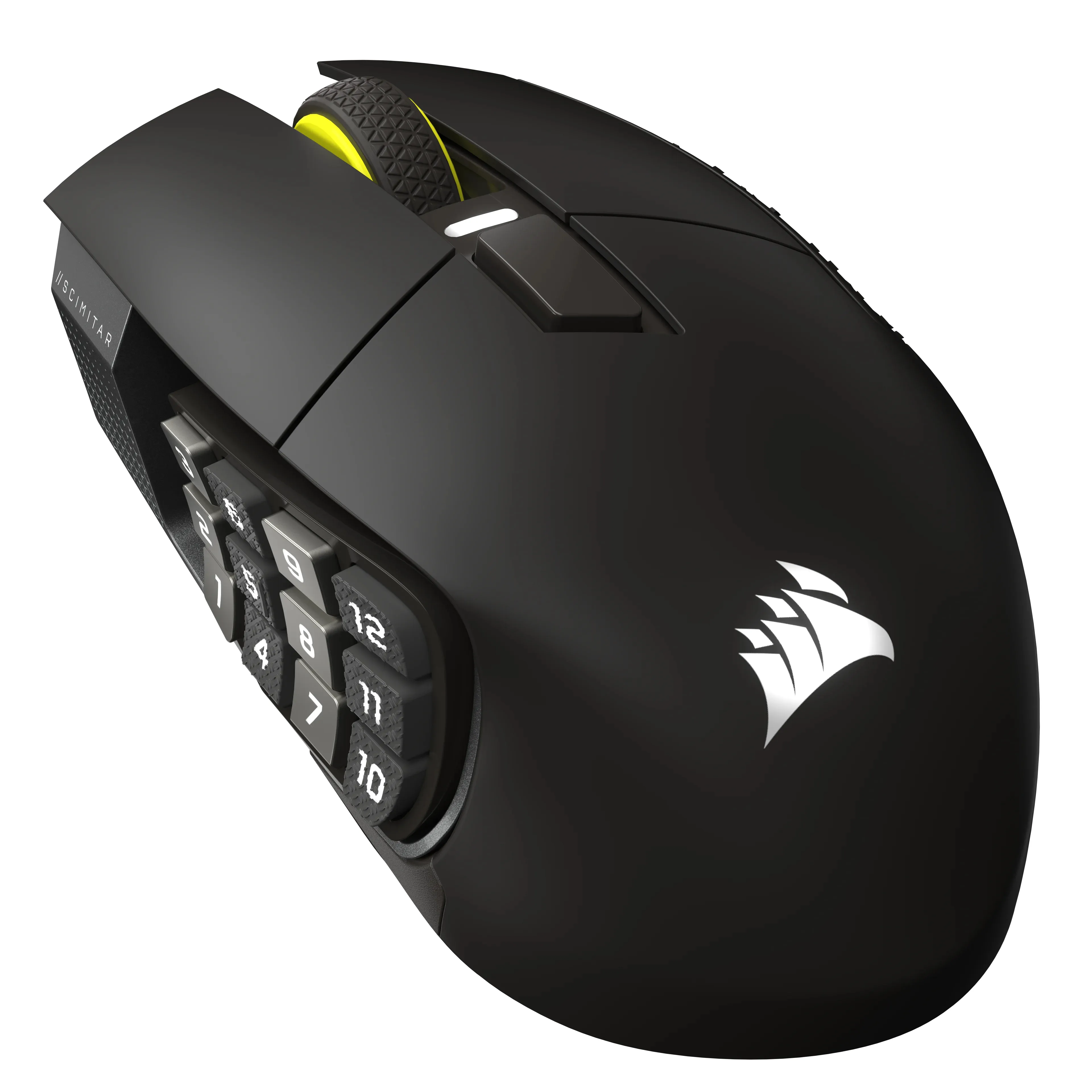 Corsair Scimitar Elite -langaton pelihiiri, Valkoinen