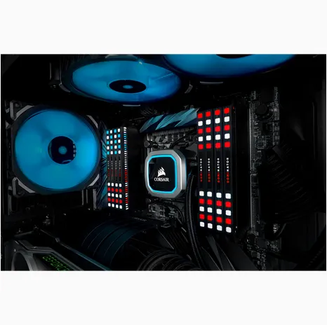 Corsair Dominator Platinum RGB 64GB DDR4 DIMM 3200MHz, 2x32GB, 1.35V, Black