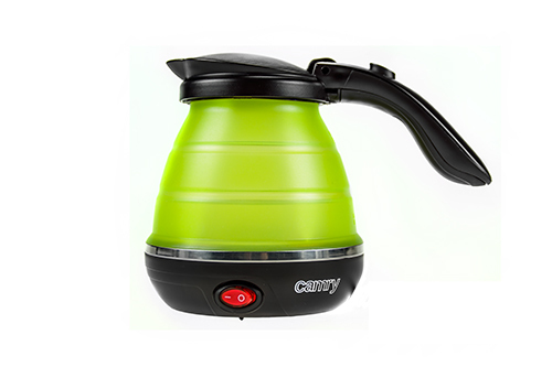 ADLER CR 1265 kettle, 0.5L, 750W, Black/Green