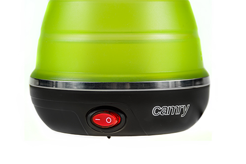 ADLER CR 1265 kettle, 0.5L, 750W, Black/Green