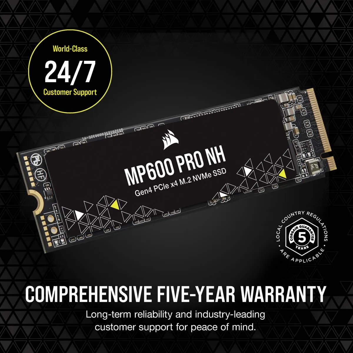 Corsair MP600 PRO NH 8TB, PCIe 4.0, M.2 - SSD