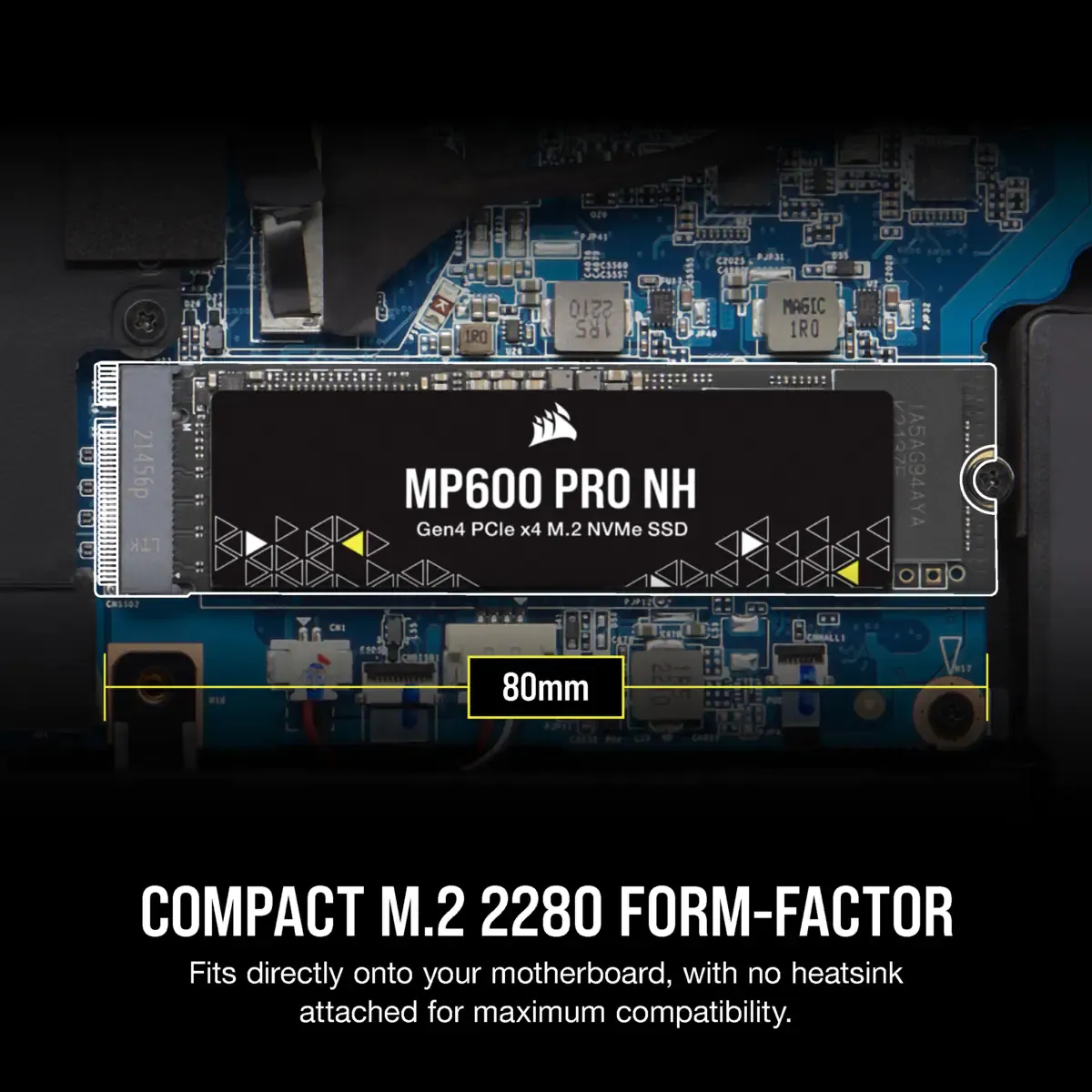 Corsair MP600 PRO NH 8TB, PCIe 4.0, M.2 - SSD
