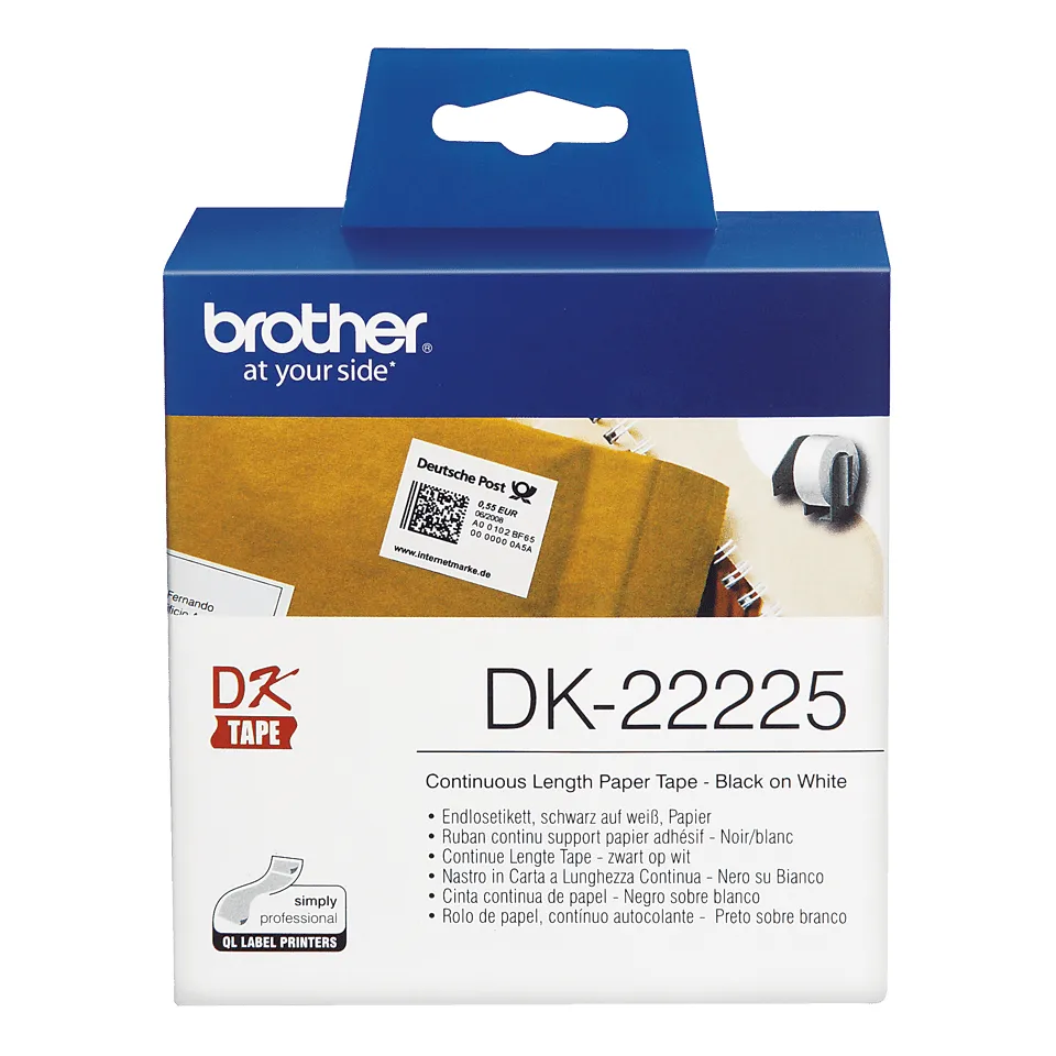 BROTHER DK22225 PAPER TAPE 38MM&nbsp;