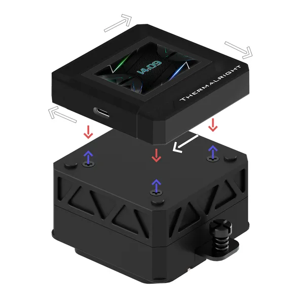 Thermalright Frozen Warframe 240 SE ARGB - CPU cooler, Black