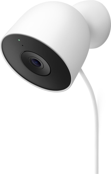 Google Nest Cam Outdoor (Generation 2, tr&aring;dbunden) - &Ouml;vervakningskamera, vit
