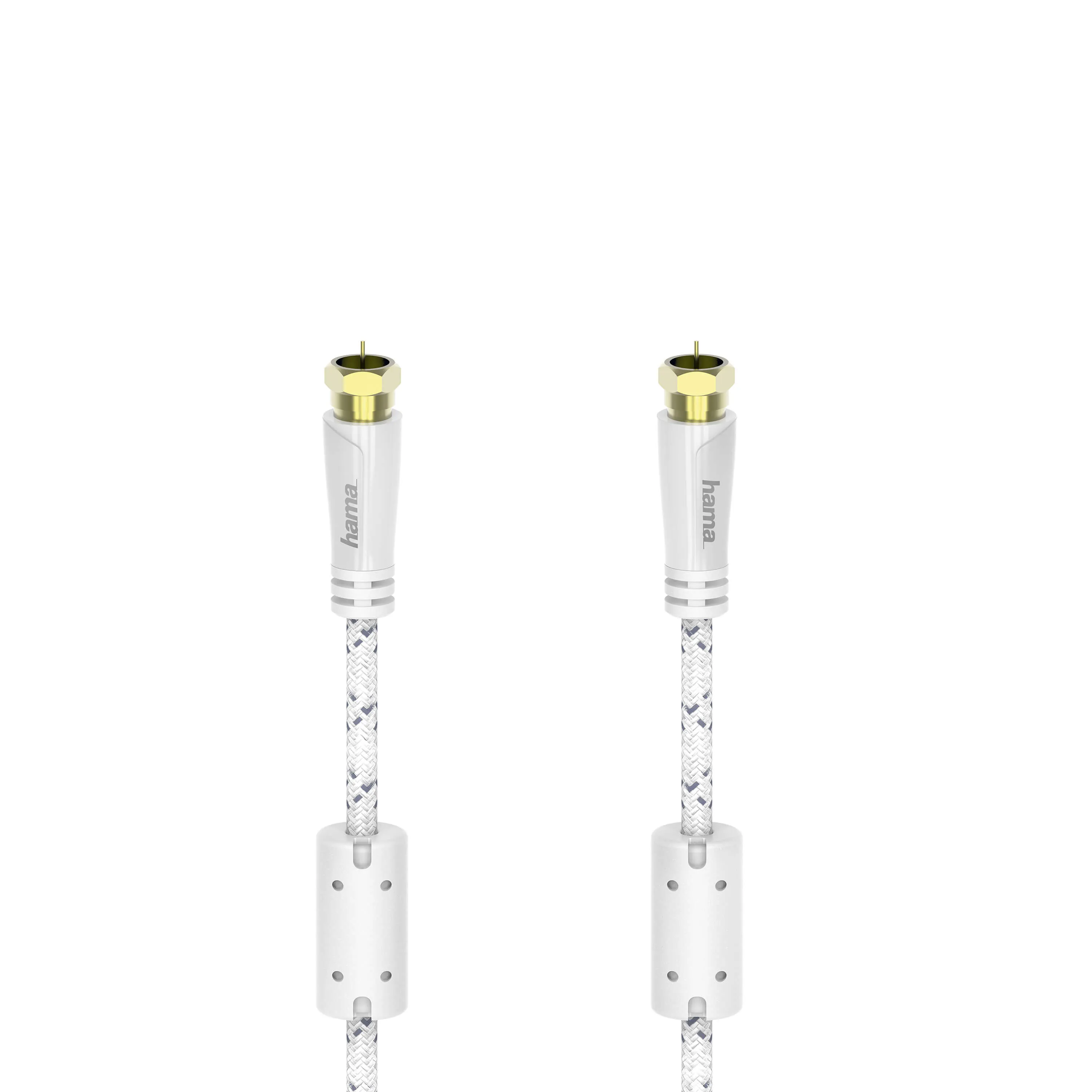 HAMA Kabel Antenn SAT 120dB 5m, white