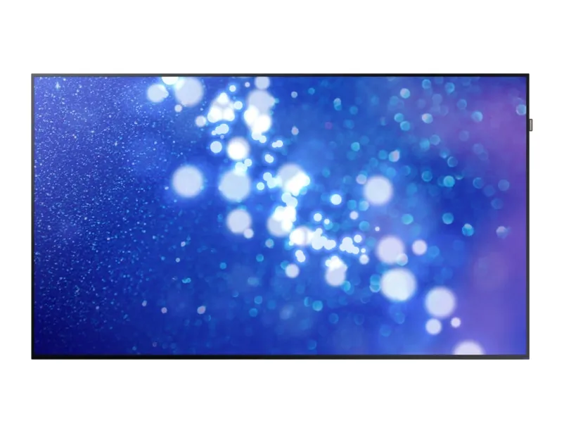 SAMSUNG DM48E 48inch Wide 16:9 Slim dir-LED 450nits Sp Bl VGA DVI 2xHDMI DP 1.2 in/out RS232 RJ45 SSSP Gen.3 (8GB) SD WiFi SBB-C PC