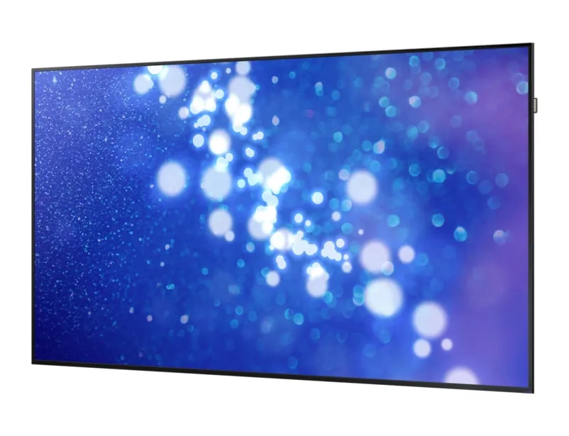 SAMSUNG DM48E 48inch Wide 16:9 Slim dir-LED 450nits Sp Bl VGA DVI 2xHDMI DP 1.2 in/out RS232 RJ45 SSSP Gen.3 (8GB) SD WiFi SBB-C PC