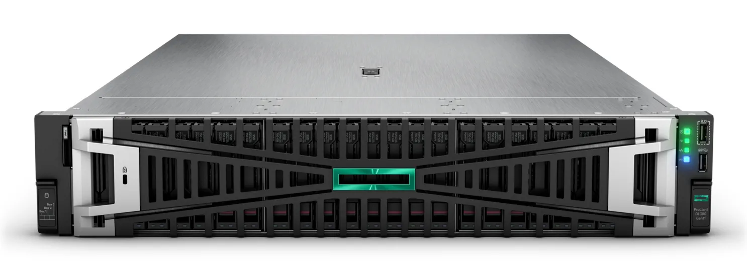 HPE ProLiant DL380 Gen11 Intel Xeon Silver 4510 2.4GHz 12c 64GB-R 12LFF MR416i-p 2x8TB SATA HDD 2x1000W PS EMEA Server
