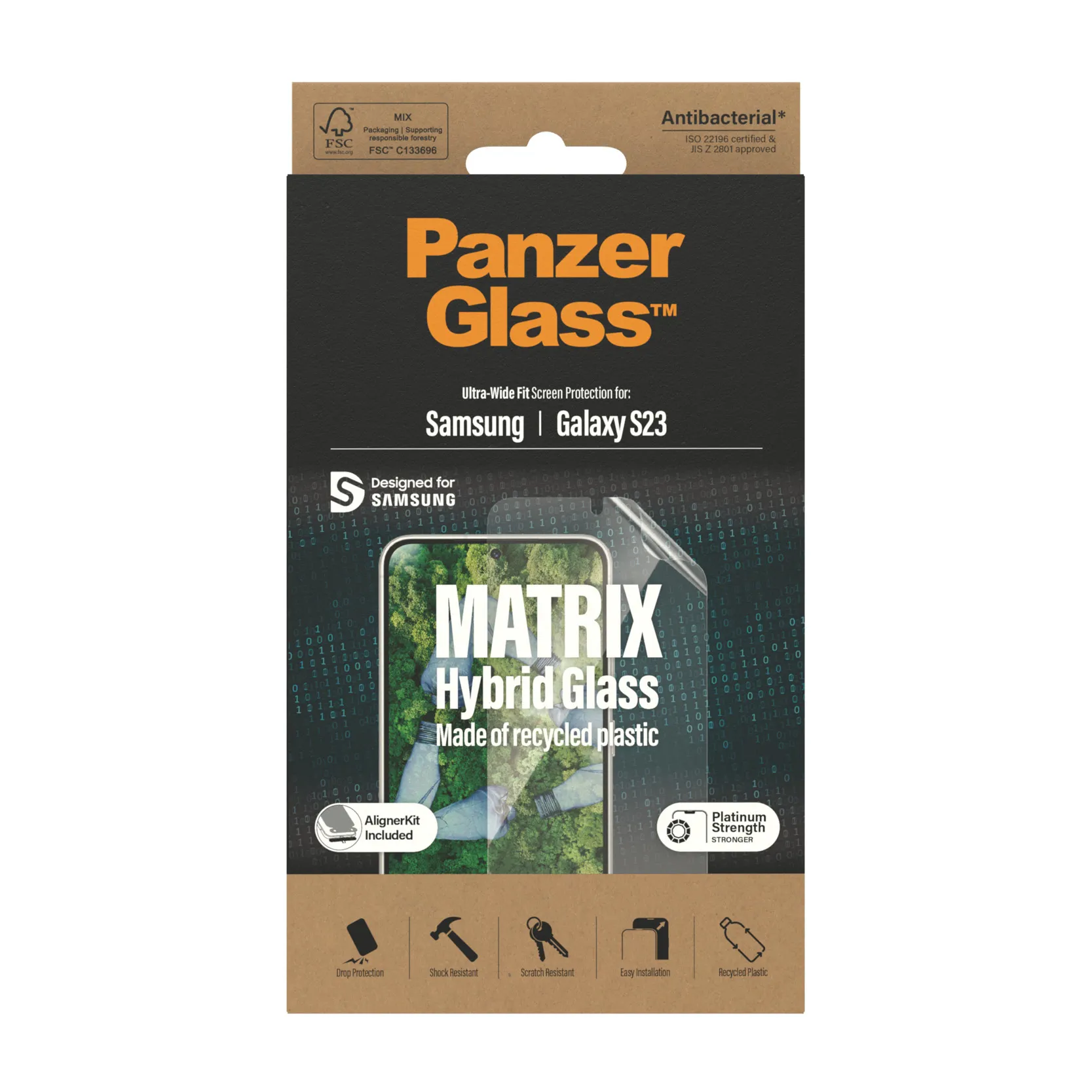 PanzerGlass Matrix Ultra-Wide Fit Alignerkit, Galaxy S23 -suojakalvo