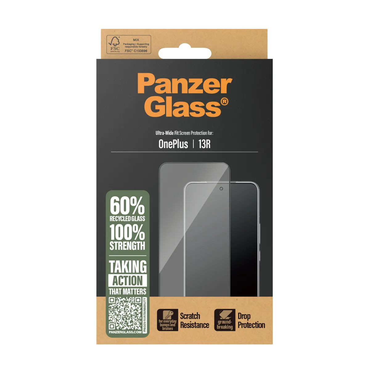 PanzerGlass Ultra-Wide Fit OnePlus 13R -panssarilasi