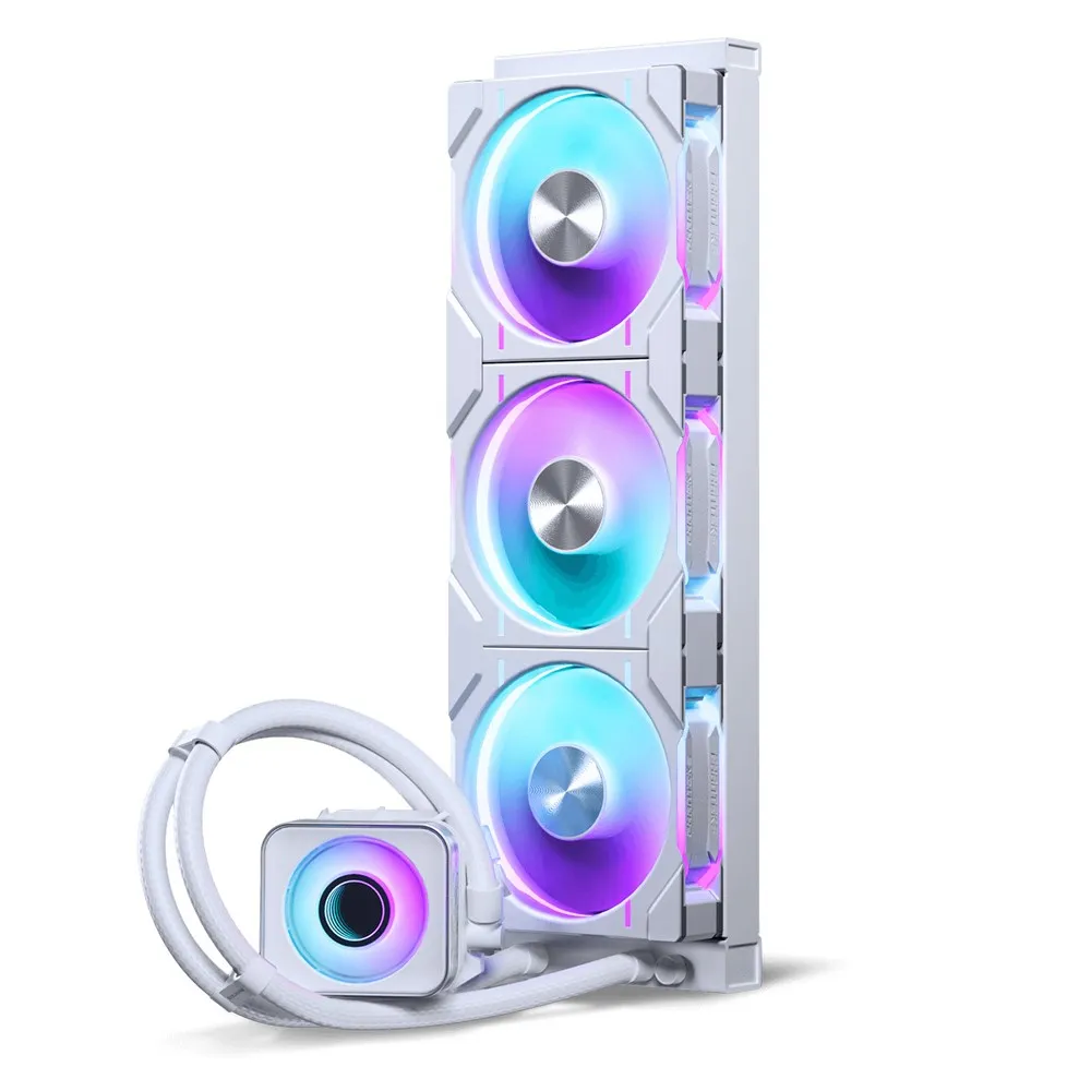 Phanteks Glacier One 420D30 DRGB AIO - liquid cooler, White