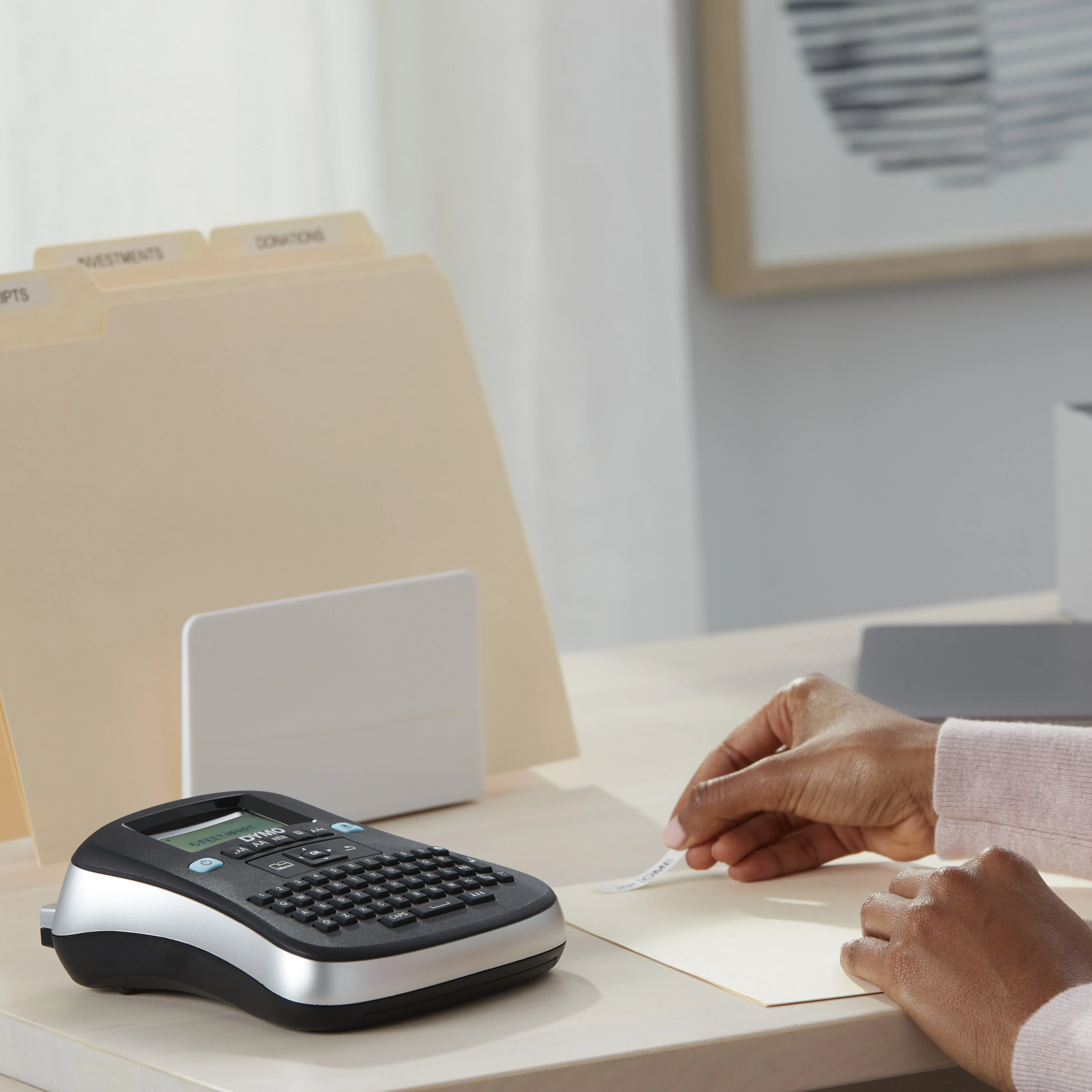 Dymo LabelManager 210D -tarrakirjoitin (QWERTZ)