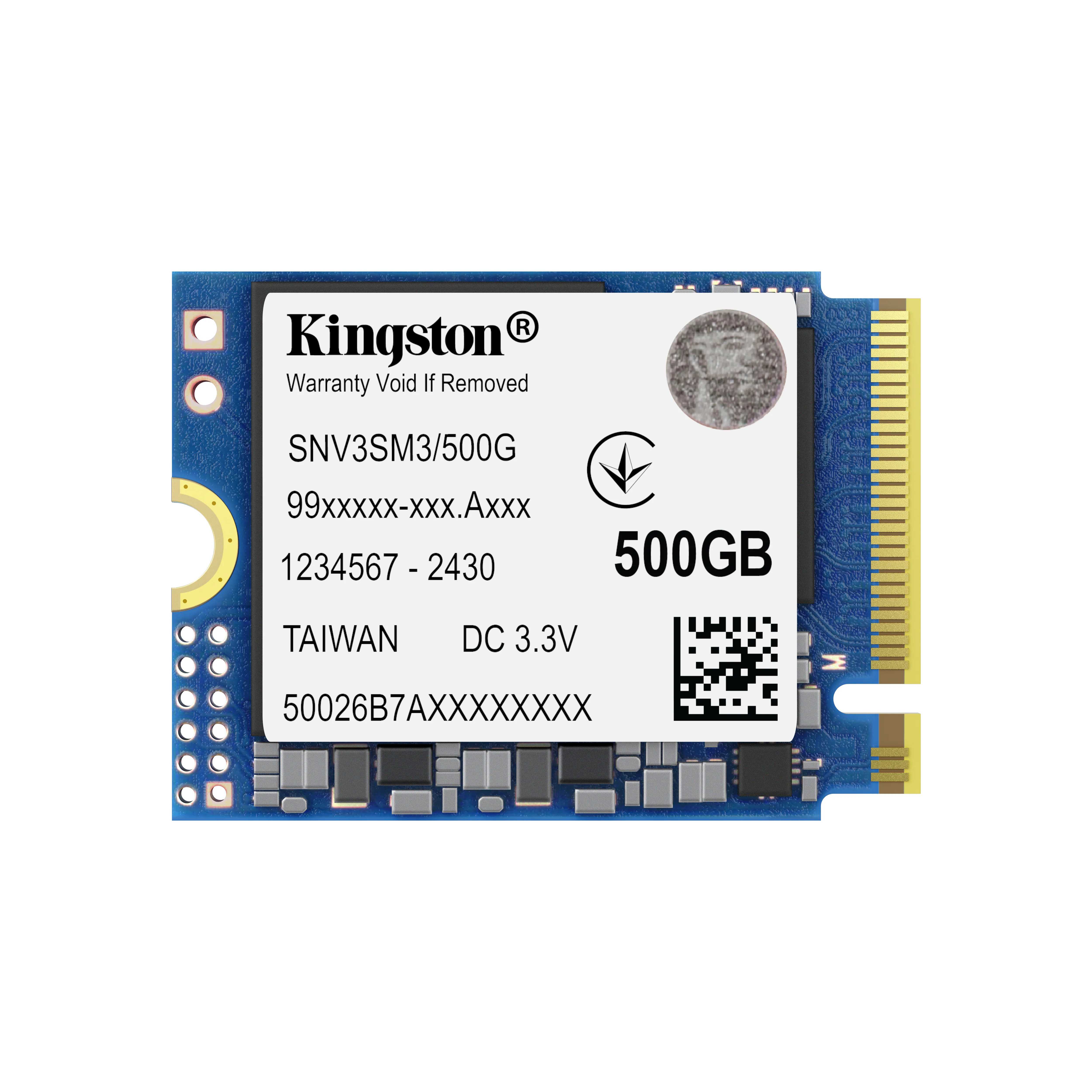 Kingston NV3 500GB, PCIe 4.0, M.2 2230 NVMe - SSD