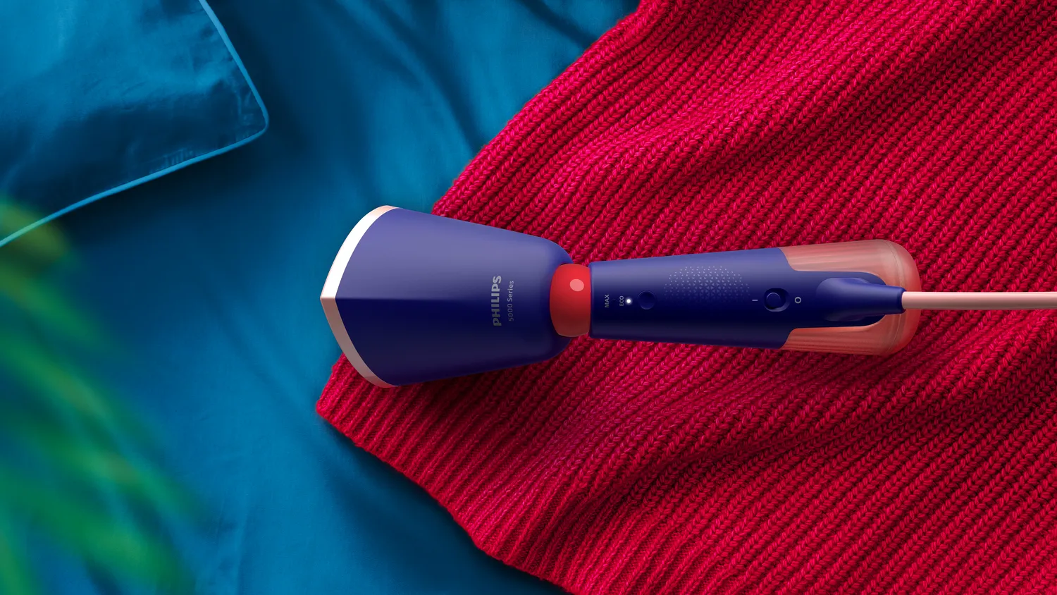 Philips STH5030/20 Handheld Steamer, 1400W, 0.12L, Marine Blue