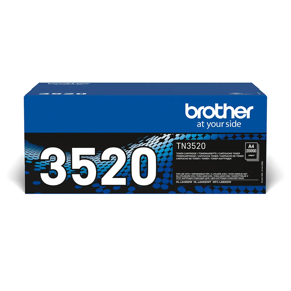 Brother TN-3520 toner cartridge, Black