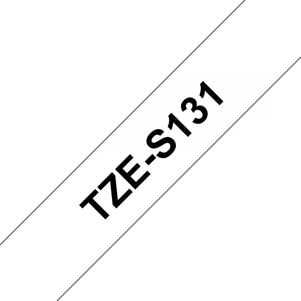 BROTHER TZES131 12 BLACK ON CLEAR STR. A