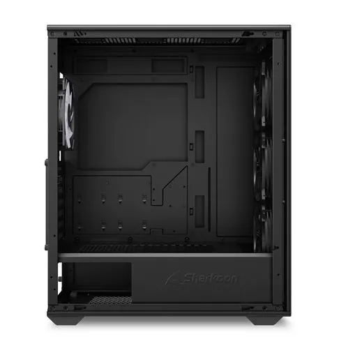 Sharkoon VK2 RGB Midi-Tower Case with window, with RGB lighting, Black