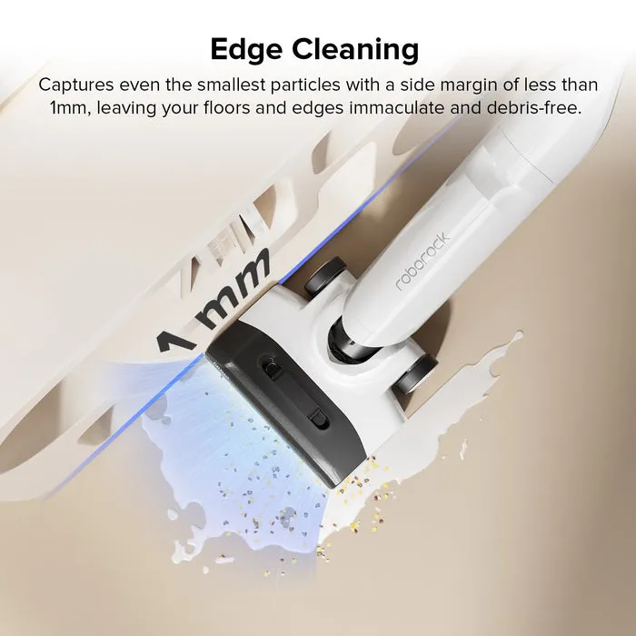 Roborock Flexi Lite -märkä-kuivaimuri, valkoinen