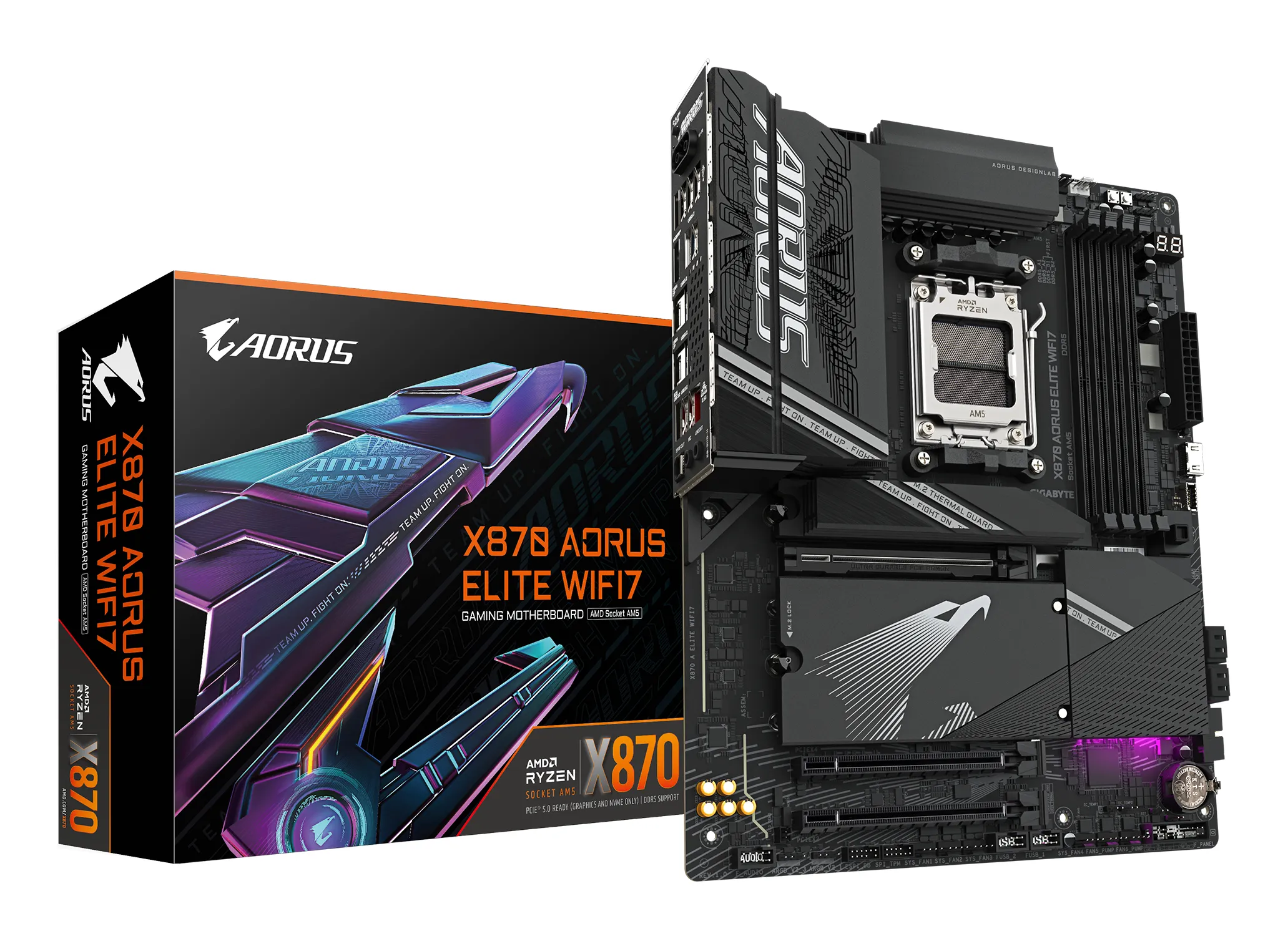 Gigabyte X870 Aorus Elite WiFi 7 AM5 ATX - moderkort