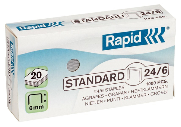 Niitit Rapid Standard 24/6 galv (1000)