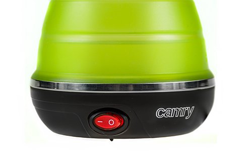 ADLER CR 1265 kettle, 0.5L, 750W, Black/Green