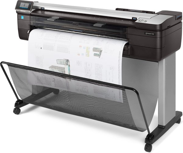 HP DesignJet T830 - 36" monitoimitulostin - v&auml;ri - mustesuihku - 914 x 2770 mm (alkuper&auml;inen) - Rulla (91,4 cm x 45,7 m), 914 x 1897 mm (media) - jopa 0.42 min/