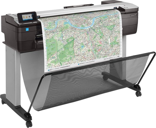 HP DesignJet T830 - 36" monitoimitulostin - v&auml;ri - mustesuihku - 914 x 2770 mm (alkuper&auml;inen) - Rulla (91,4 cm x 45,7 m), 914 x 1897 mm (media) - jopa 0.42 min/