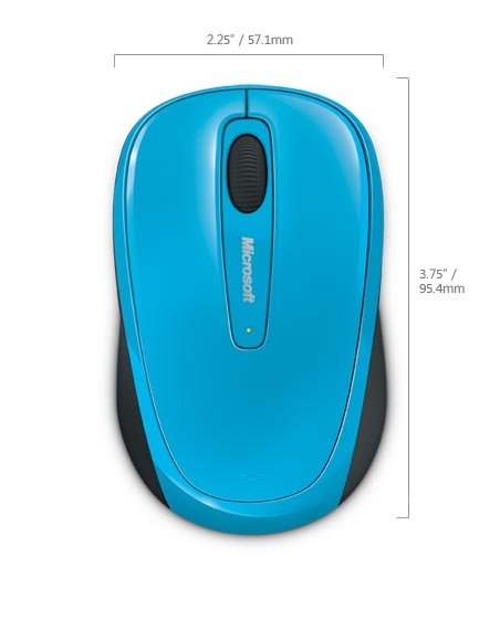 Microsoft Wireless Mouse 3500 -langaton hiiri, Sininen