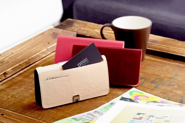 Evouni L68 Arc Wallet - Leather Wallet for iPhone 6 Red - iPhone 6 - 4,7&quot;