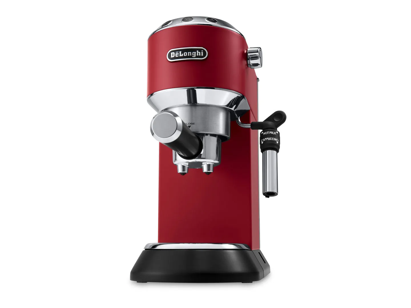 Delonghi Dedica Style EC 685 - espressomaskin, Svart, R&ouml;d, Silver