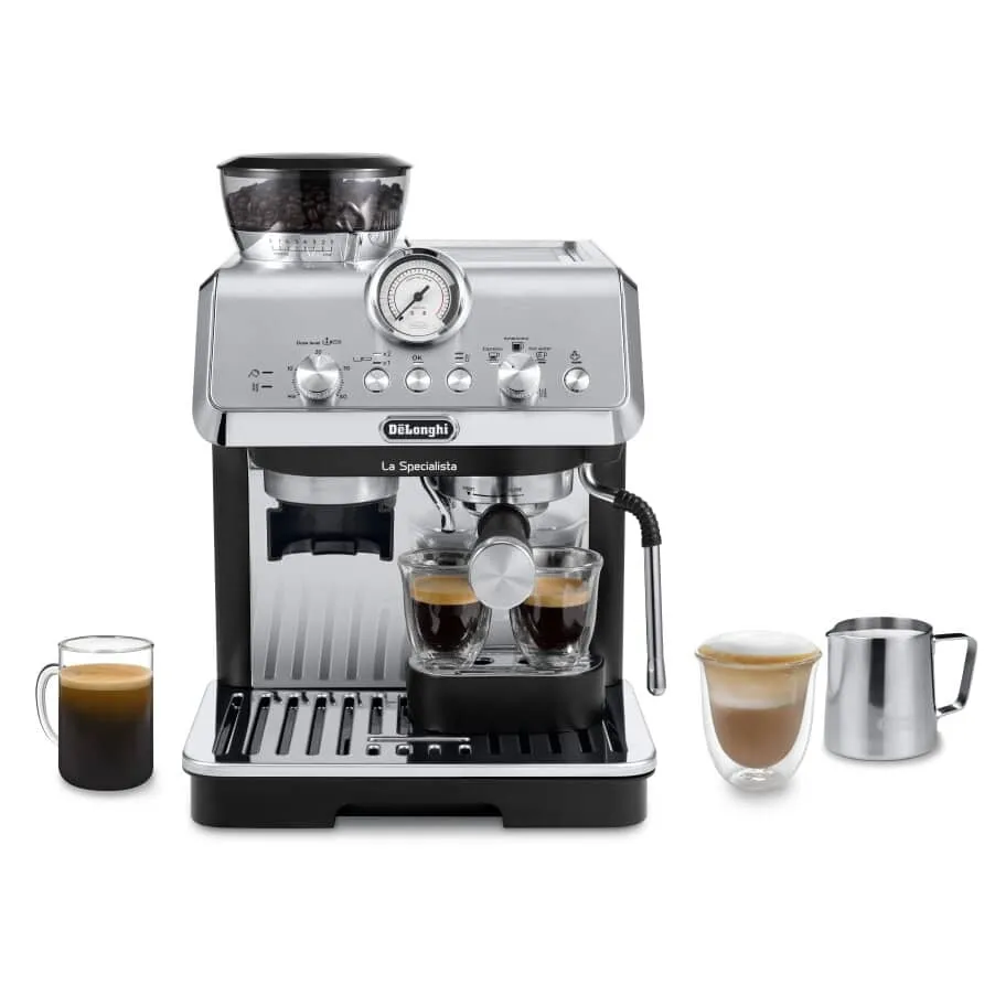Delonghi La Specialista Arte - espresso machine, Black, Stainless steel