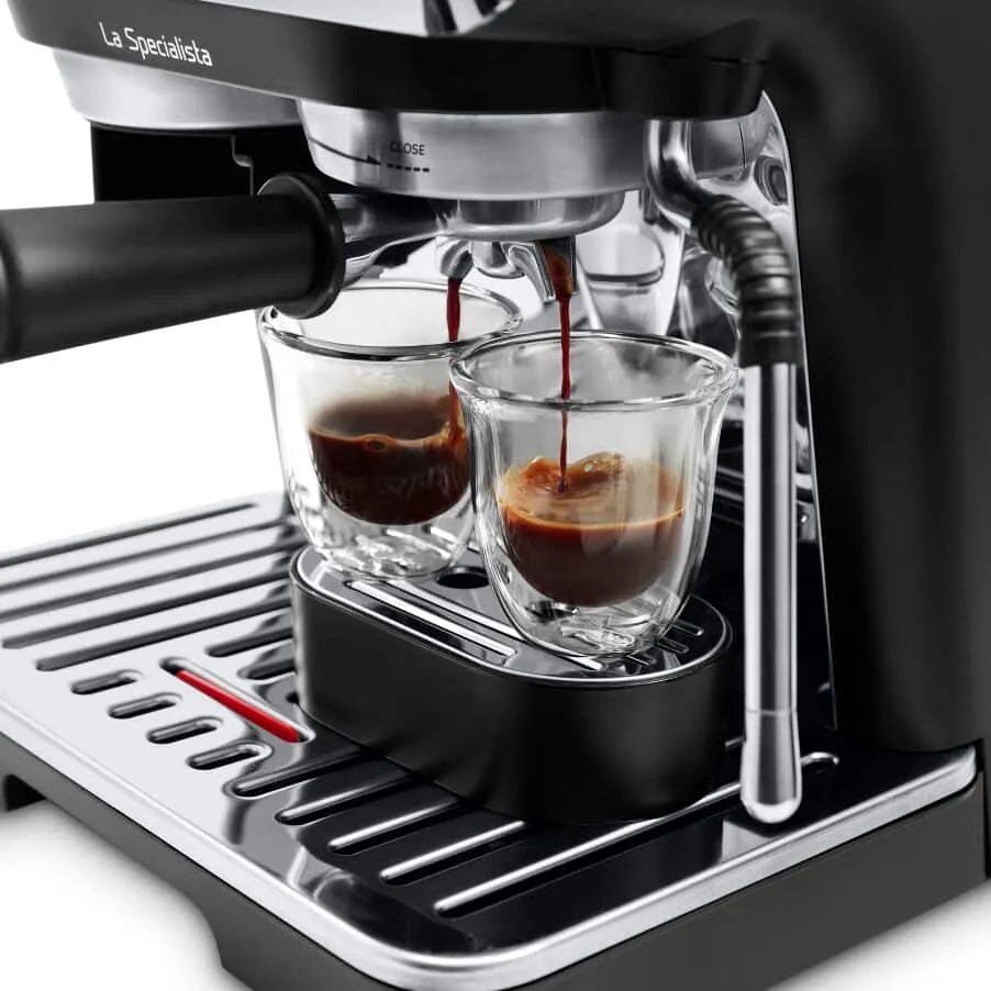 De'Longhi La Specialista Arte EC9155.MB Manual Espresso Machine, Black, Stainless Steel